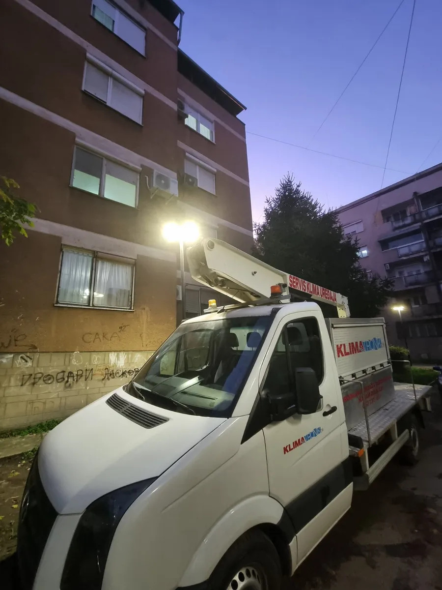 Ugradnja spoljne jedinice na spratu